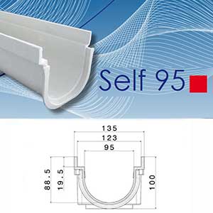 Canalina scolo drenaggio acque piovane, SELF_95 - Clicca l'immagine per chiudere
