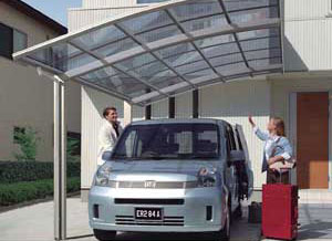 CARPORT, PENSILINA, TETTOIE IN ALLUMINIO, COPERTURA AUTO,