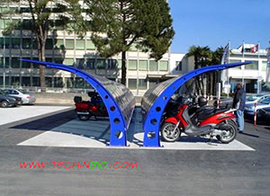 Parcheggi coperti per biciclette